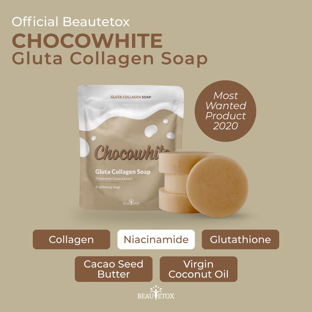 Beautetox Choco White Gluta Collagen Soap