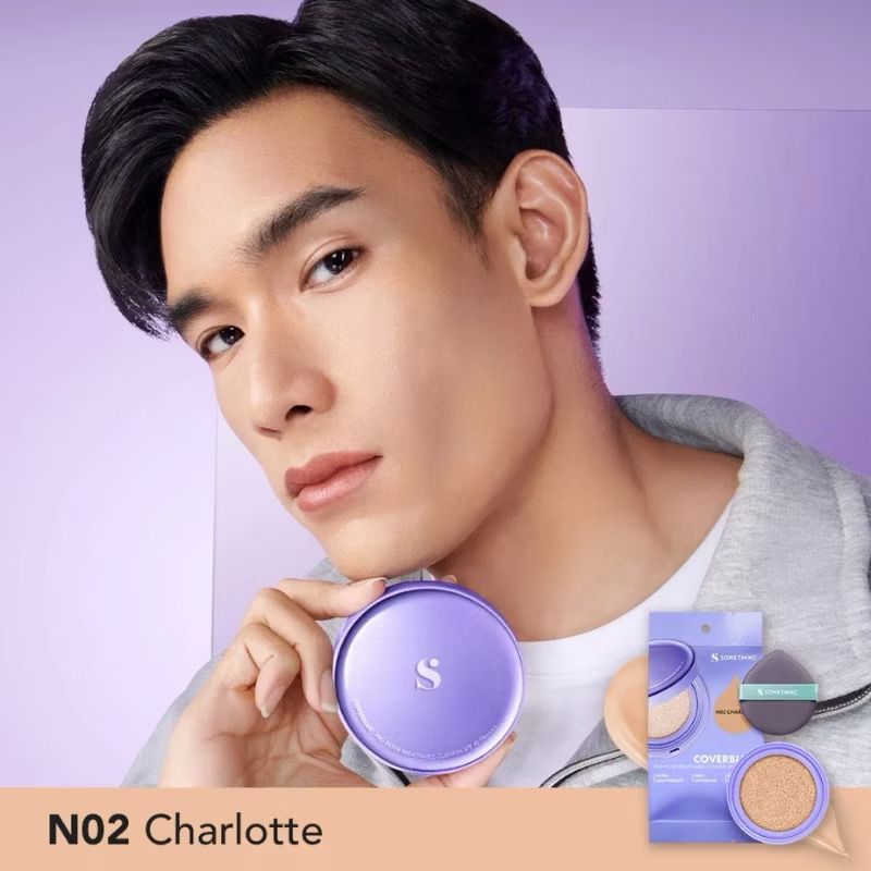 Somethinc Coverblur Pro Filter Breathable Cushion Full Set (N02 Charlotte)