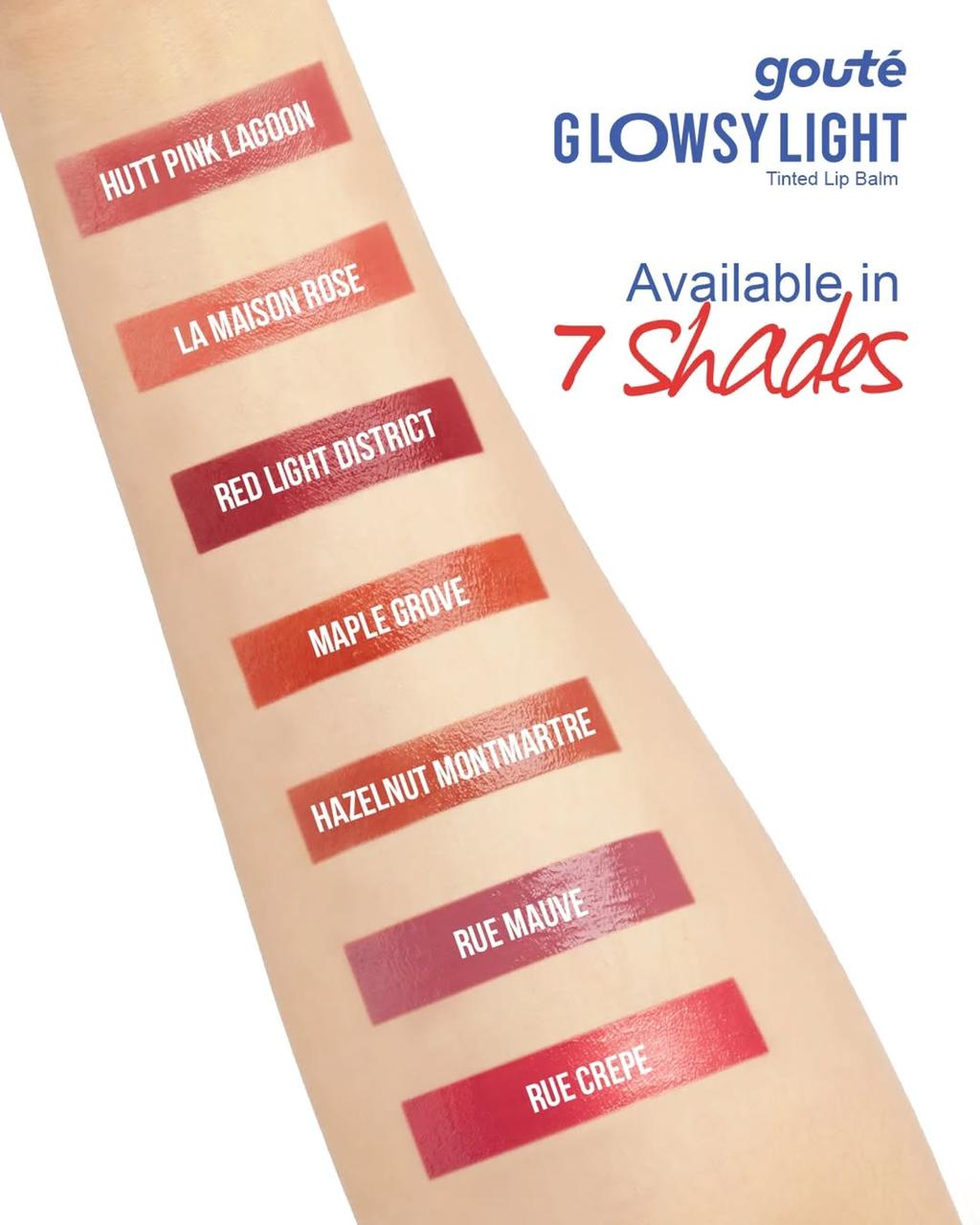 Gou Glossy Light Tinted Lip Balm - Rue Crepe