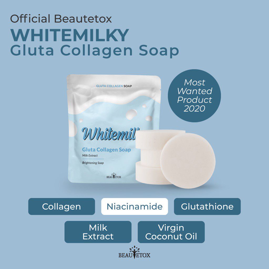 Beautetox White milky Gluta Collagen Soap