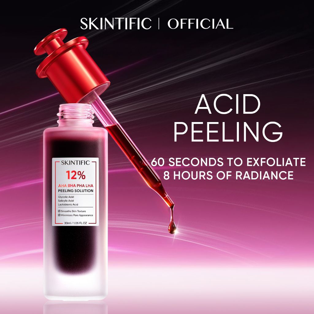 SK 12% AHA BHA PHA LHA Peeling Solution 30ml